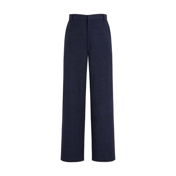 Pantalon Jacky Coton Lin - Ink