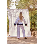 Pantalon Jacky Coton Lin - White