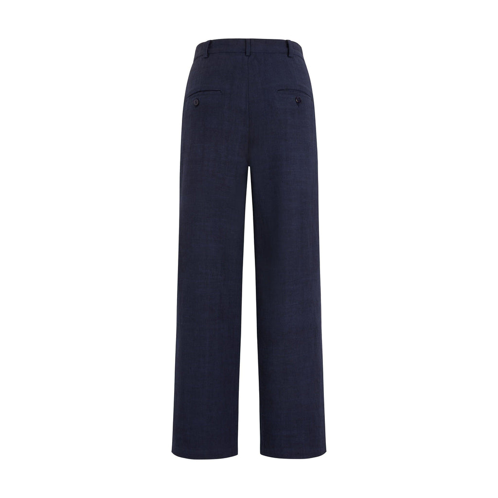 Pantalon Jacky Coton Lin - Ink
