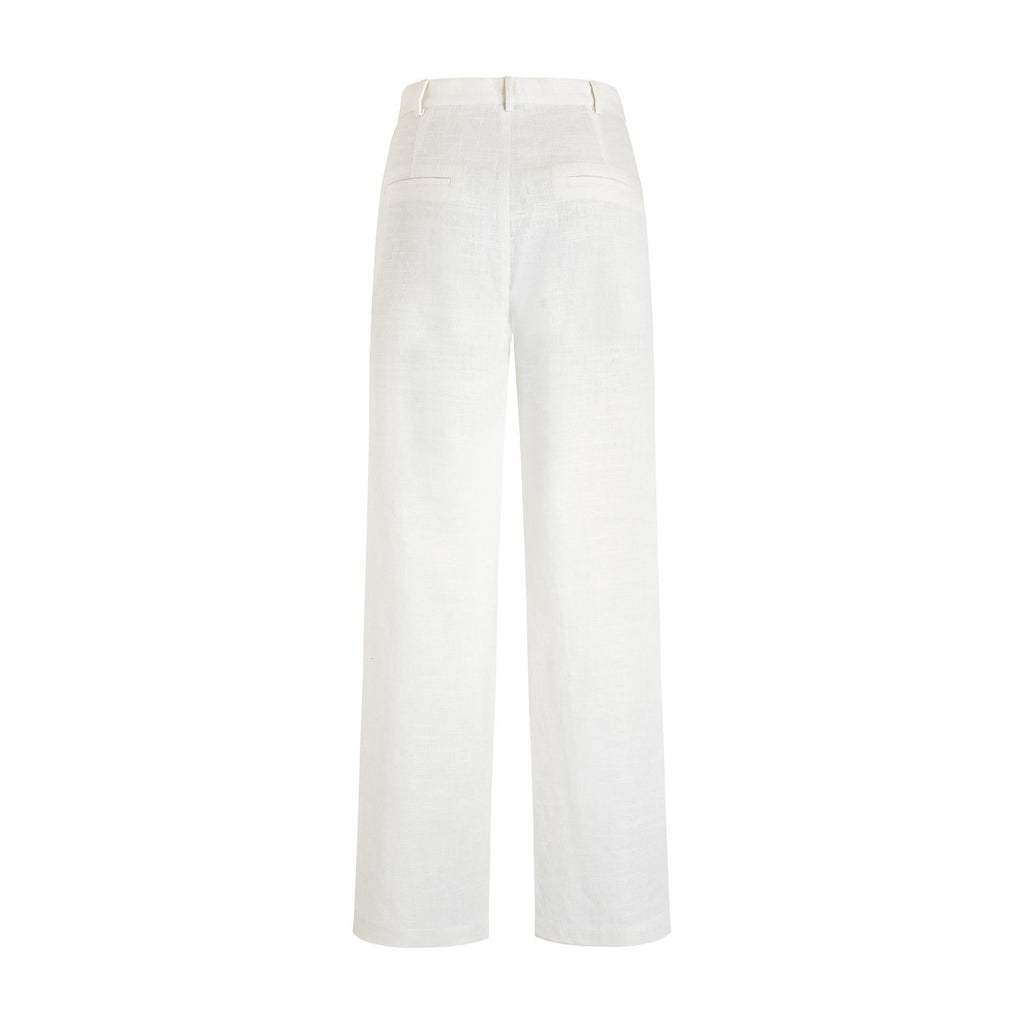 Pantalon Jacky Coton Lin - White