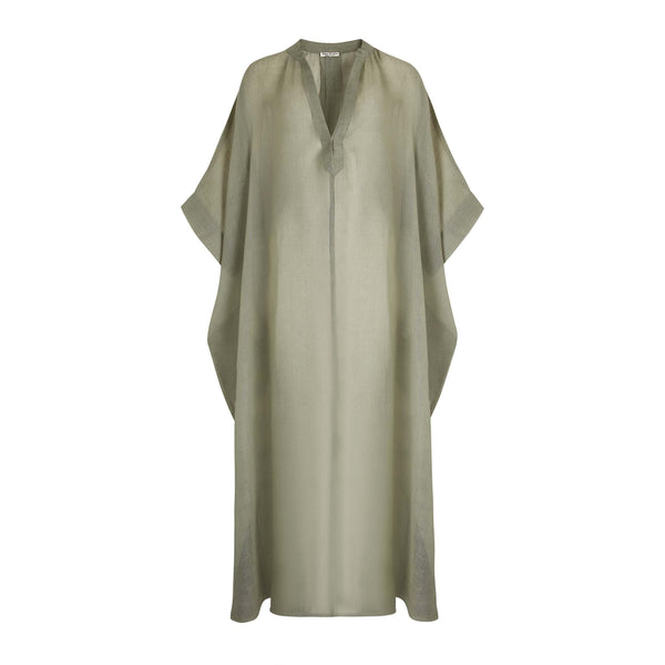 Cafetan Bella Etamine De Laine - Grey