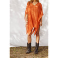 Poncho Court Rafaele Etamine De Laine - Mango