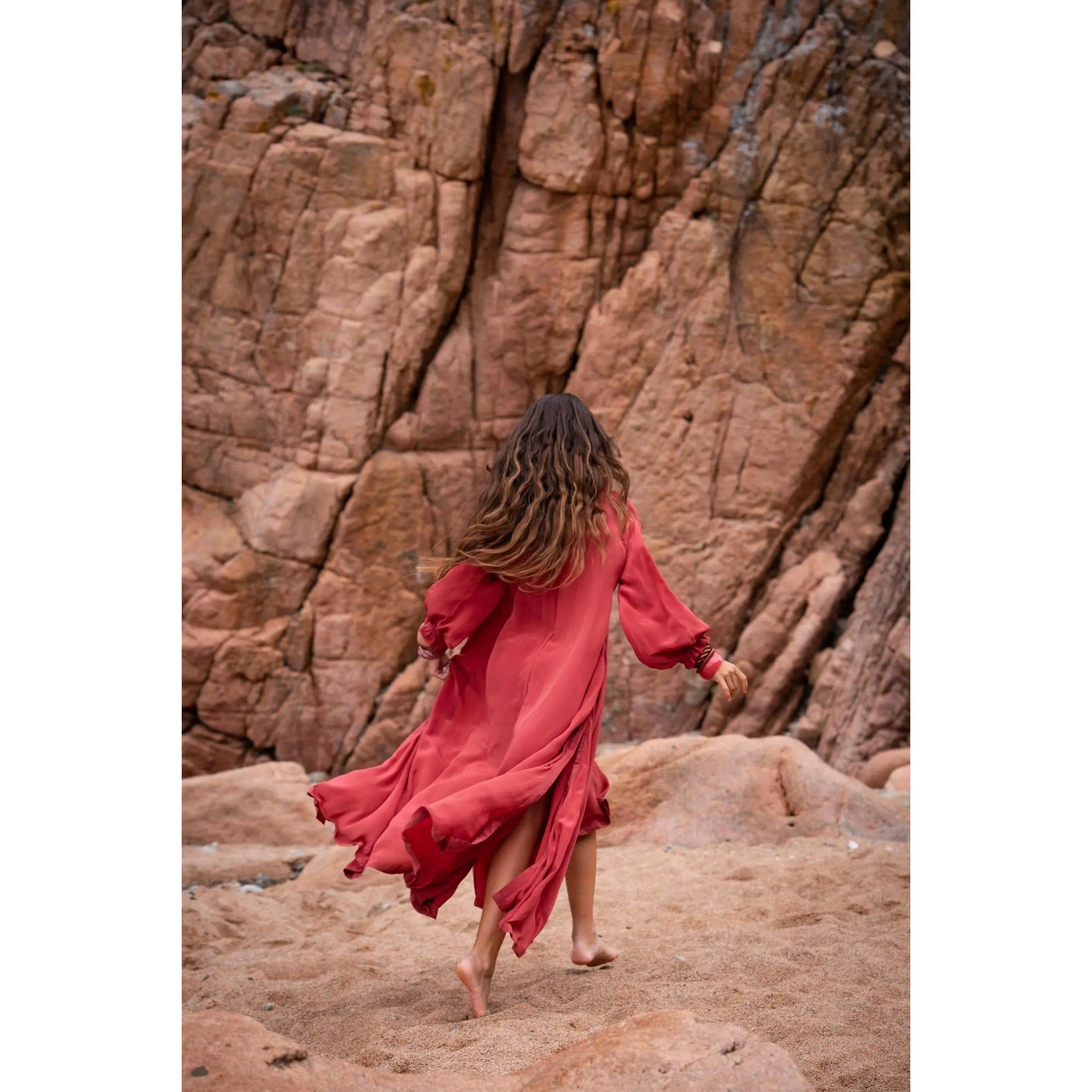 Robe Seraphine Soie - Calarossa