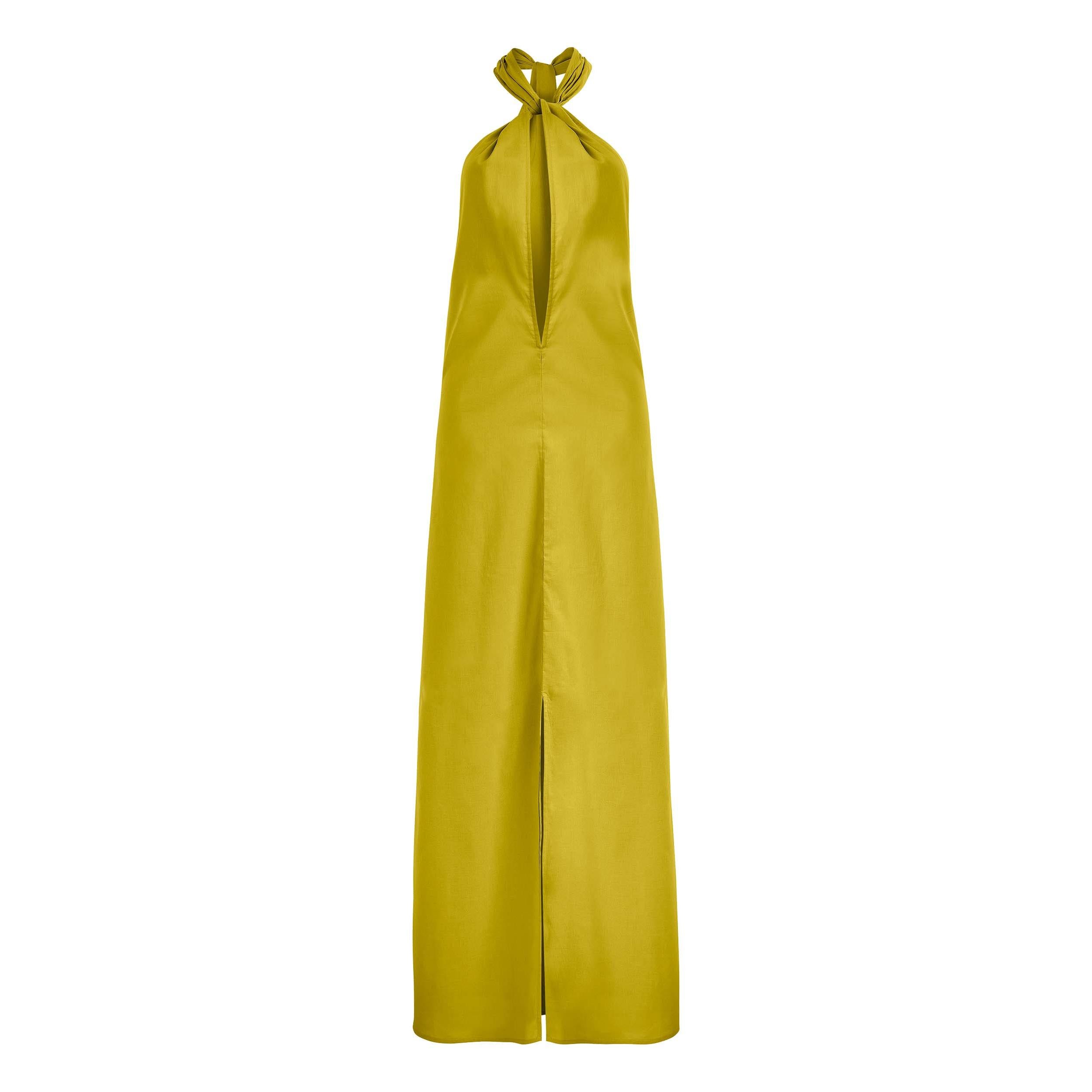 Robe Longue Alma - Anis