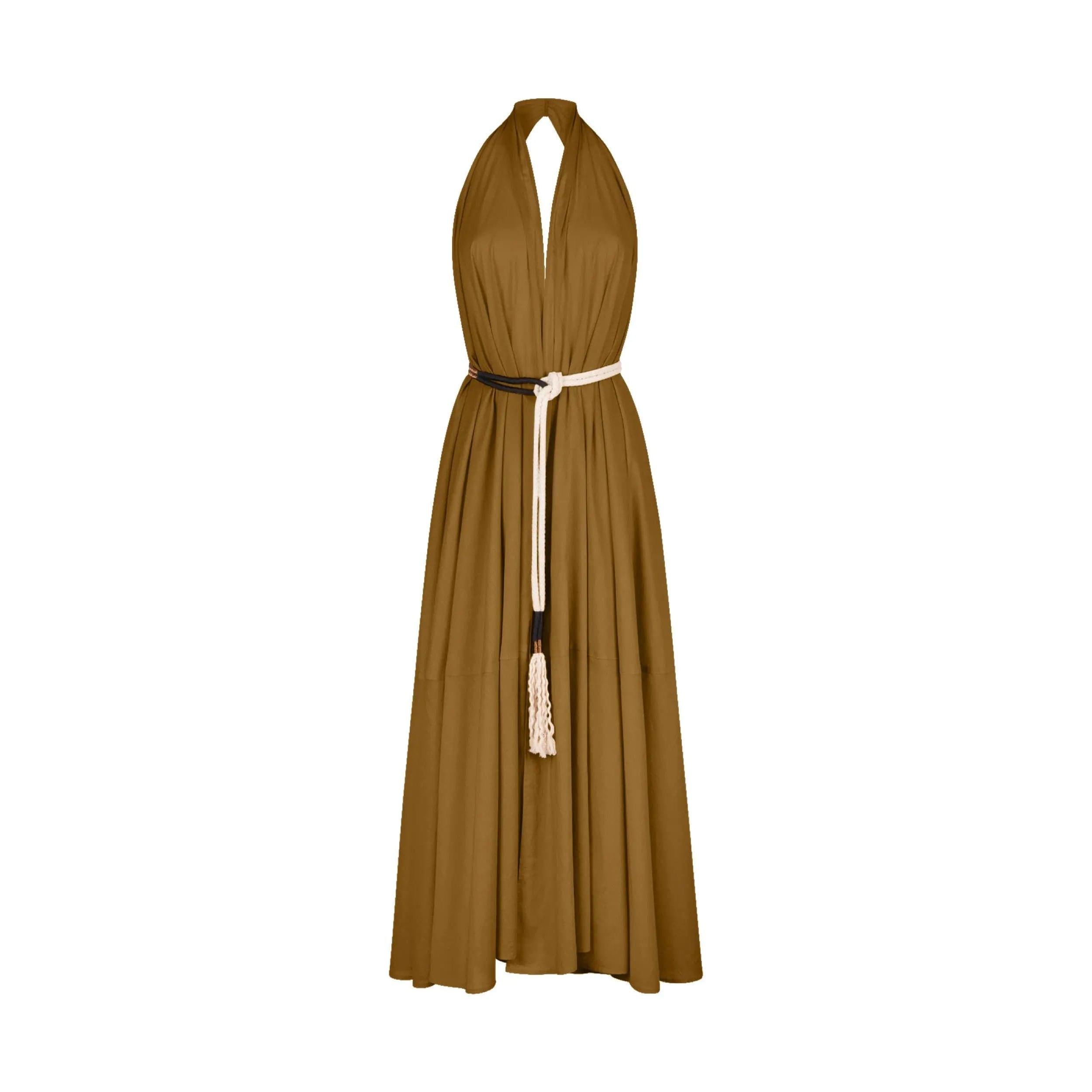 Robe Paréo Malin Long Acacia - Dark Amber