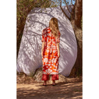 Robe Charlie Imprime Tropical - Flashy Orange