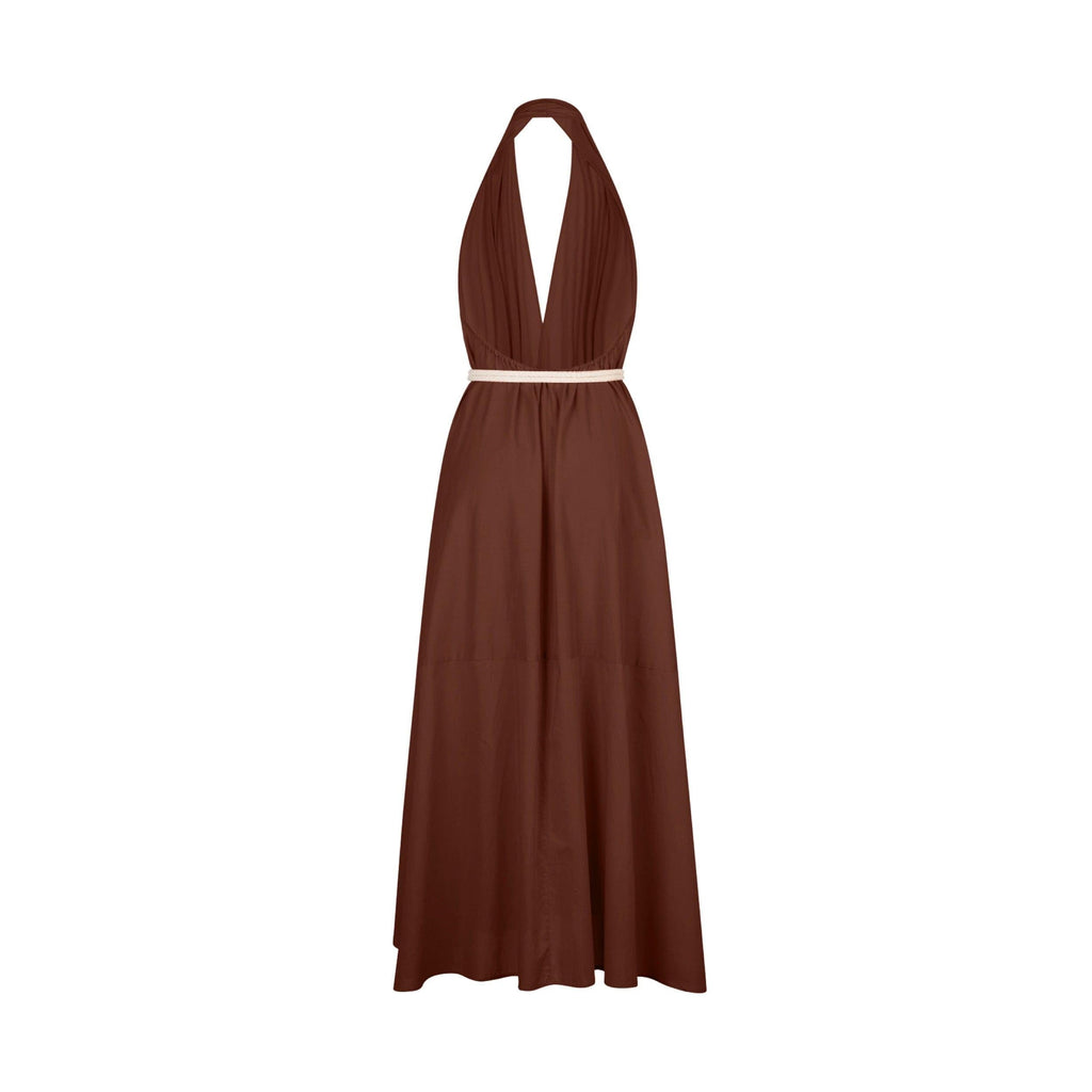 Robe Paréo Malin Long Acacia - Chocolat