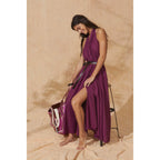 Robe Paréo Malin Long Acacia - Dark Purple