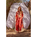 Robe Charlie Imprime Tropical - Flashy Orange