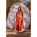 Robe Charlie Imprime Tropical - Flashy Orange
