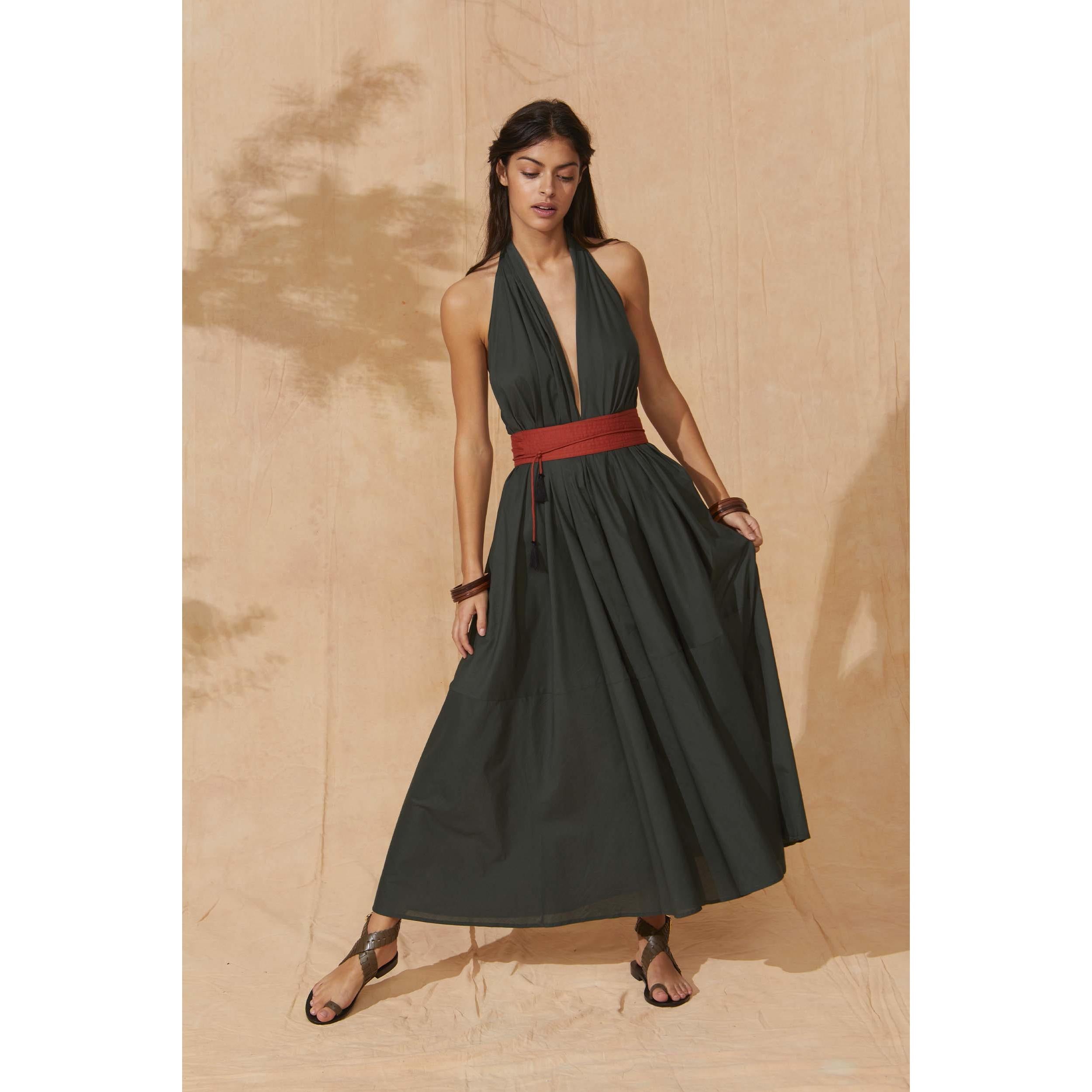 Robe Paréo Malin Long Acacia - Blue Print