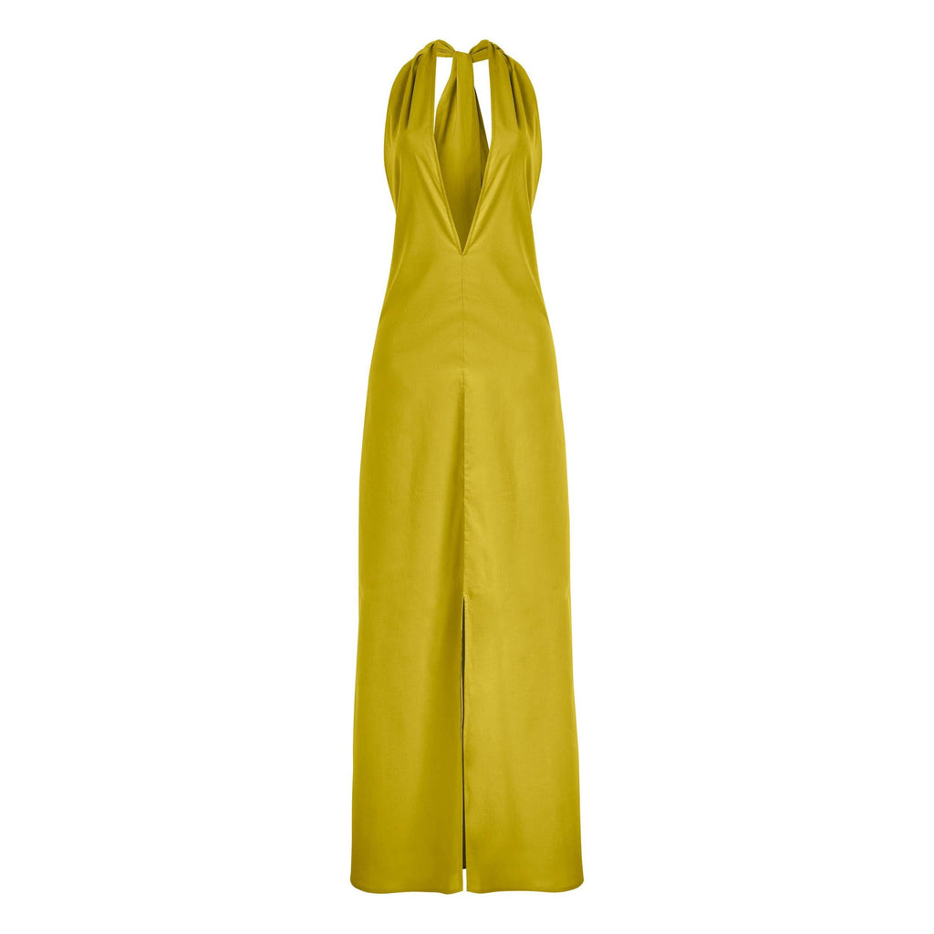 Robe Longue Alma - Anis