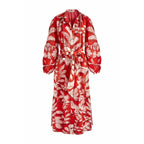 Robe Charlie Imprime Tropical - Flashy Orange