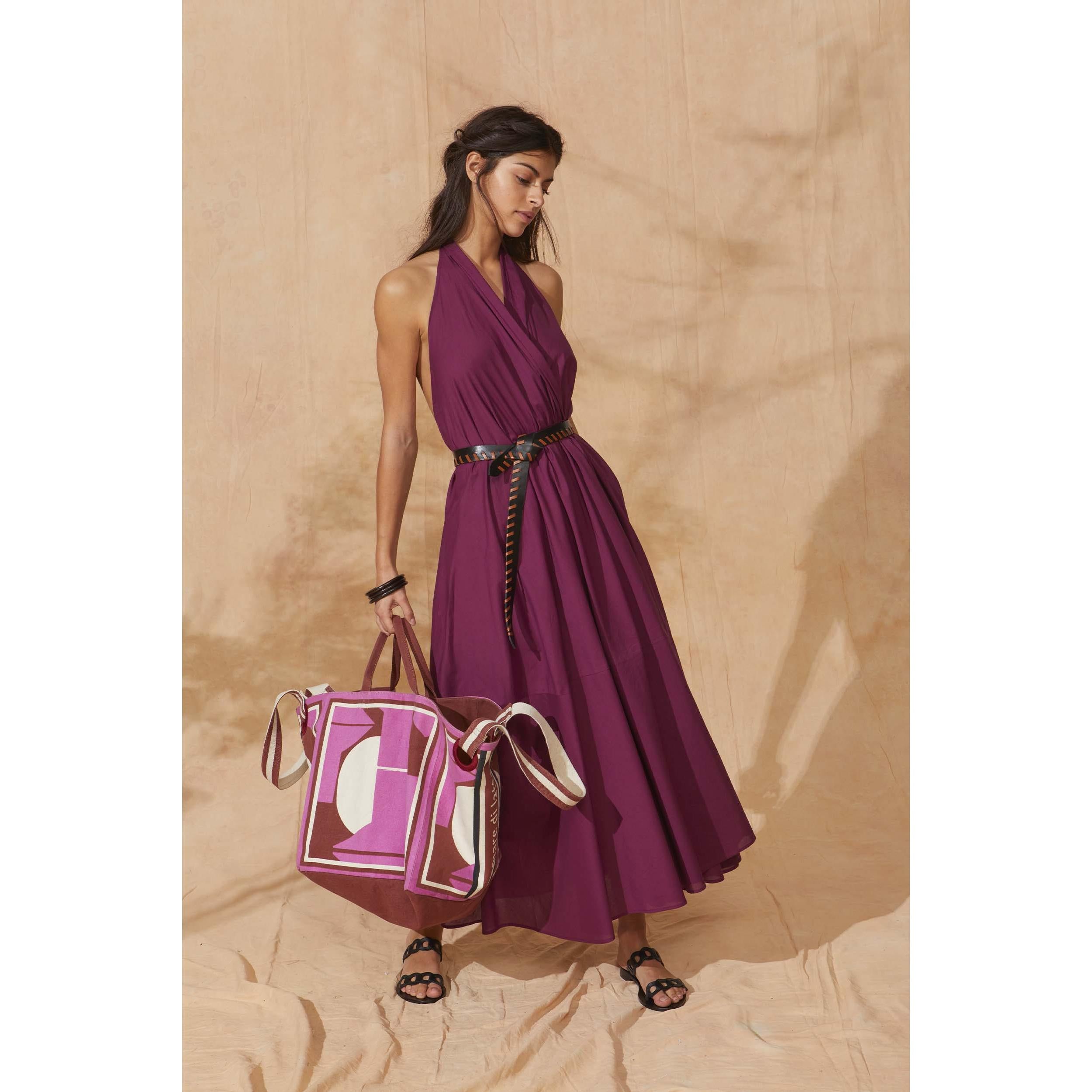 Robe Paréo Malin Long Acacia - Dark Purple