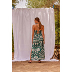 Robe Cali Imprime Tropical - Acqua Green