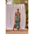 Robe Cali Imprime Tropical - Acqua Green