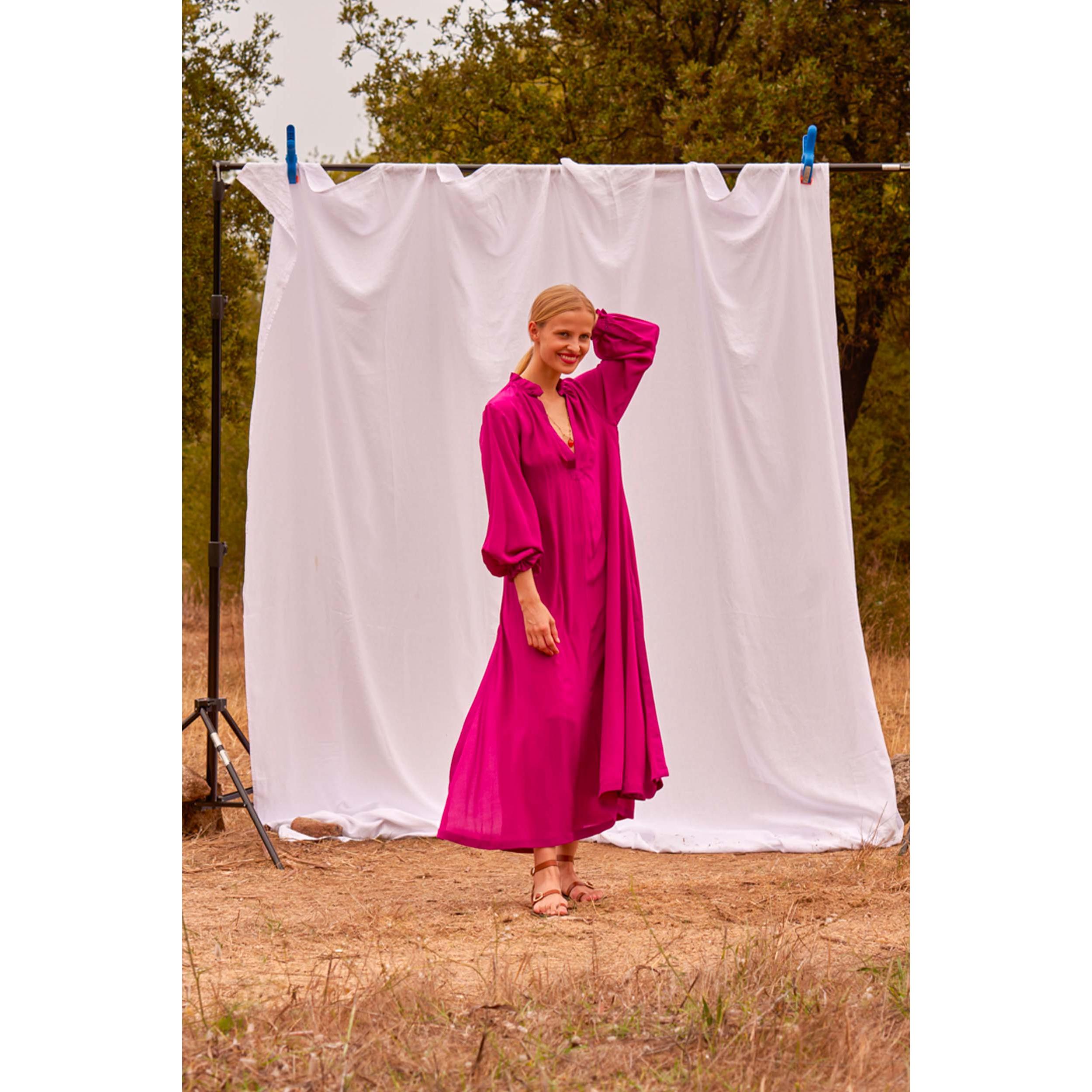 Robe Seraphine Soie - Ink