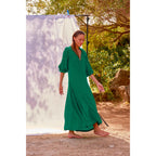 Robe Seraphine Soie - Jollygreen
