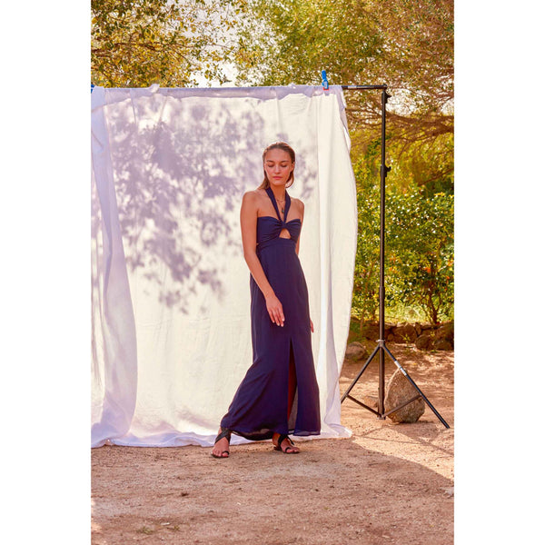 Robe Clemence Soie - Ink