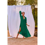 Robe Seraphine Soie - Jollygreen