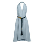 Robe Paréo Malin Mi-Long Aline - Sky Blue
