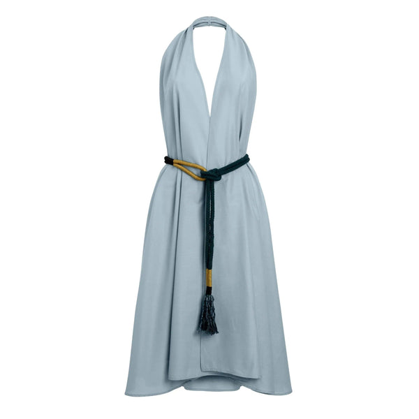 Robe Paréo Malin Mi-Long Aline - Sky Blue