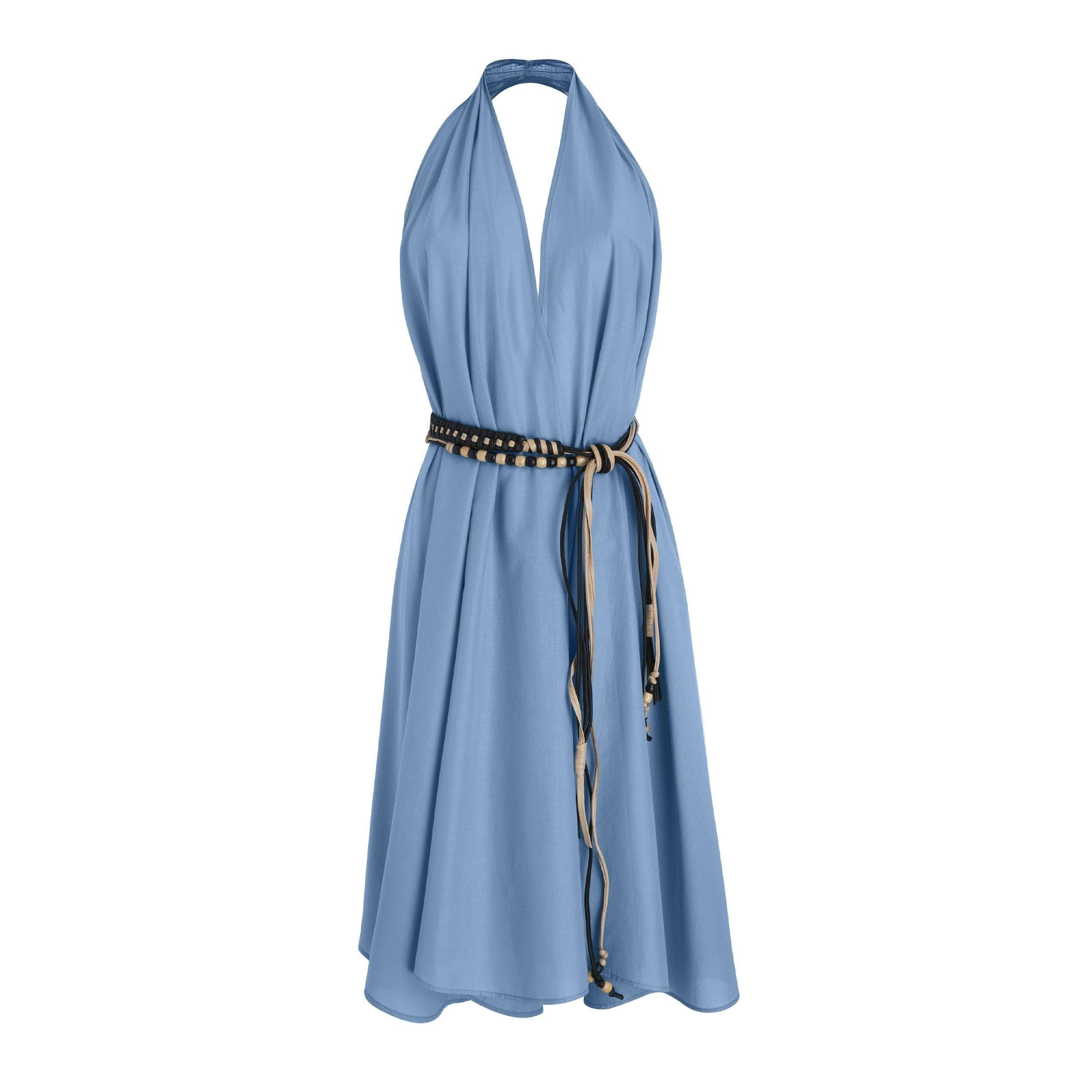 Robe Paréo Malin Mi-Long Aline - Forever Blue