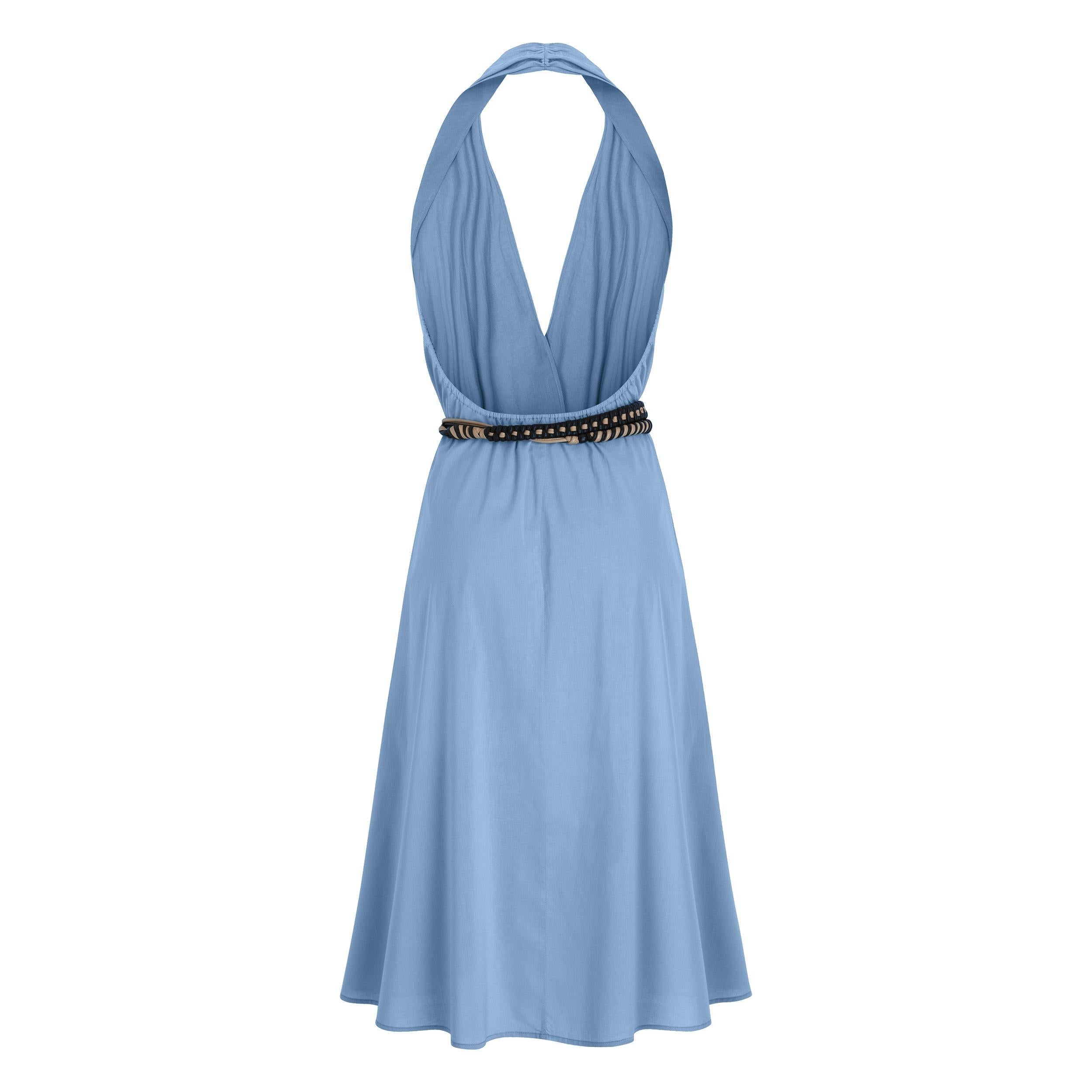 Robe Paréo Malin Mi-Long Aline - Forever Blue