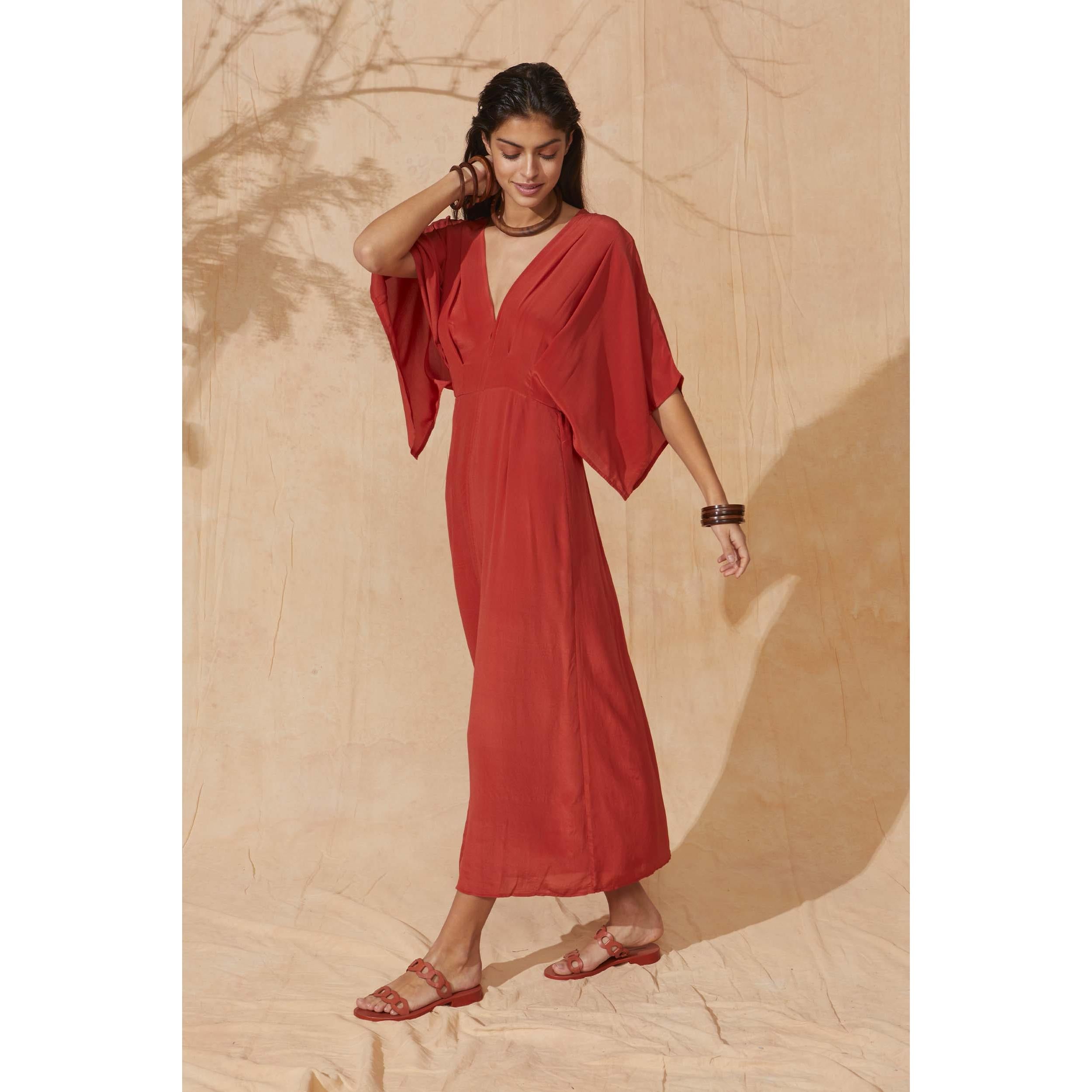 Robe Souane Soie - Calarossa