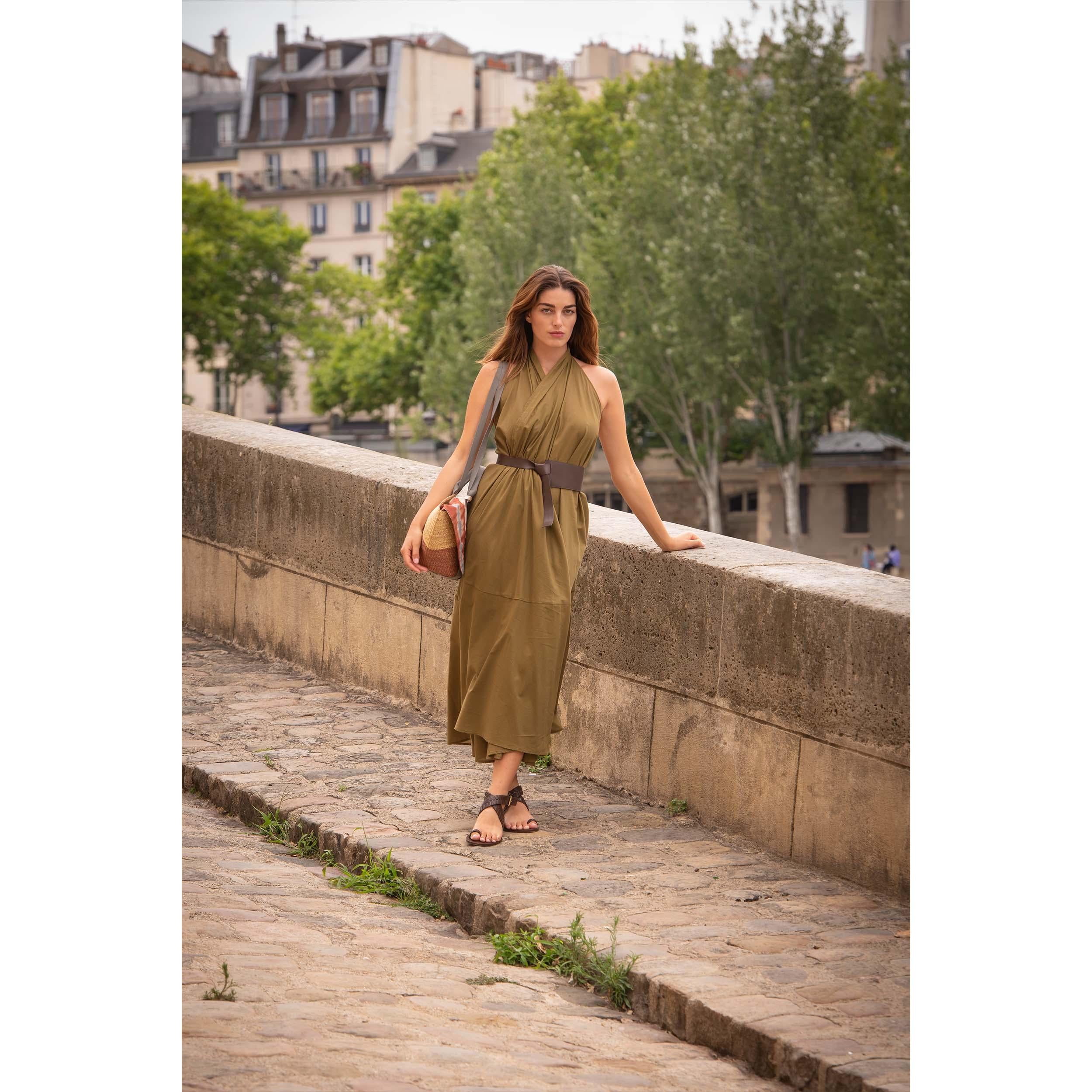 Robe Paréo Malin Long Acacia - Dark Amber