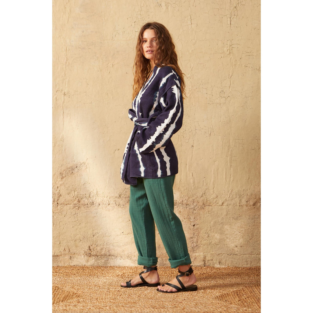 Veste Calvi Tie And Dye - Bleu