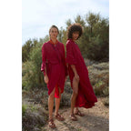 Robe Anae Soie - Ardoise