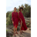 Robe Seraphine Soie - Camelia