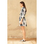 Robe Courte Charlie Imprime Indian Flowers - Redclay