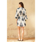 Robe Courte Charlie Imprime Indian Flowers - Redclay