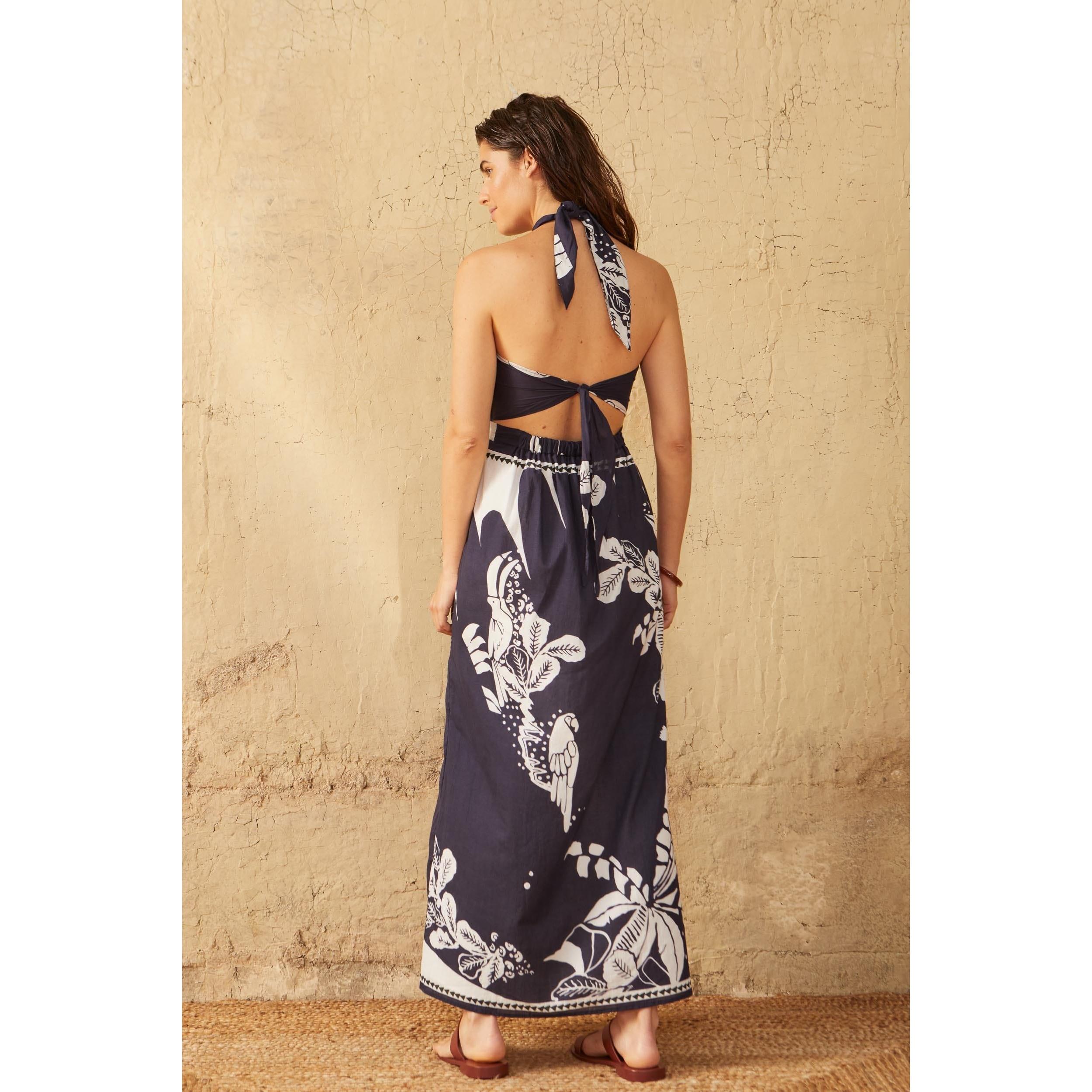 Robe Clemence Imprime Palladio - Aspen Green