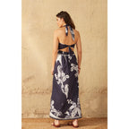 Robe Clemence Imprime Palladio - Bleu