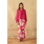 Pantalon Erika Imprime Seventies - Pink