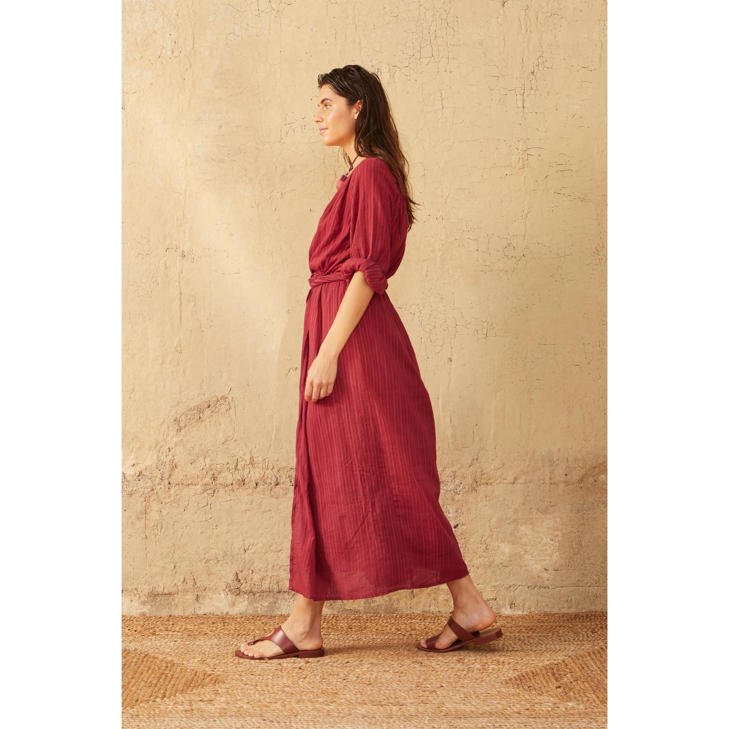 Sandales En Cuir Itak - Terracotta