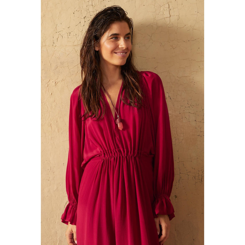 Robe Jane Soie - Camelia