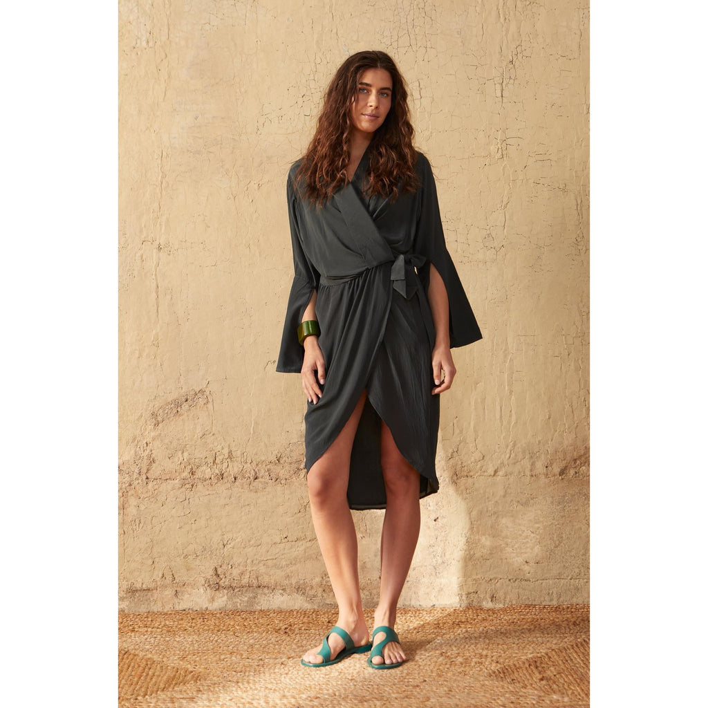 Robe Anae Soie - Mordore