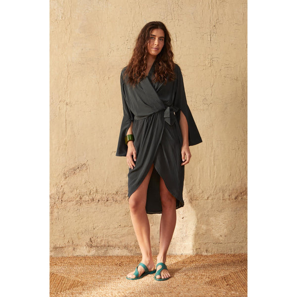 Robe Anae Soie - Mordore