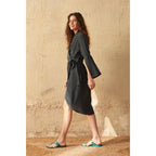 Robe Anae Soie - Mordore
