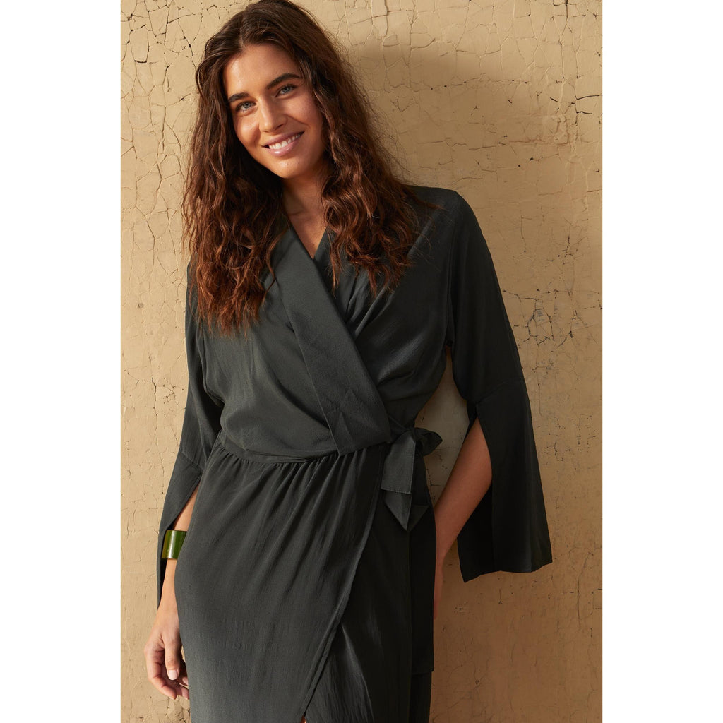 Robe Anae Soie - Mordore