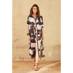 Robe Olga Imprime Seventies - Pink