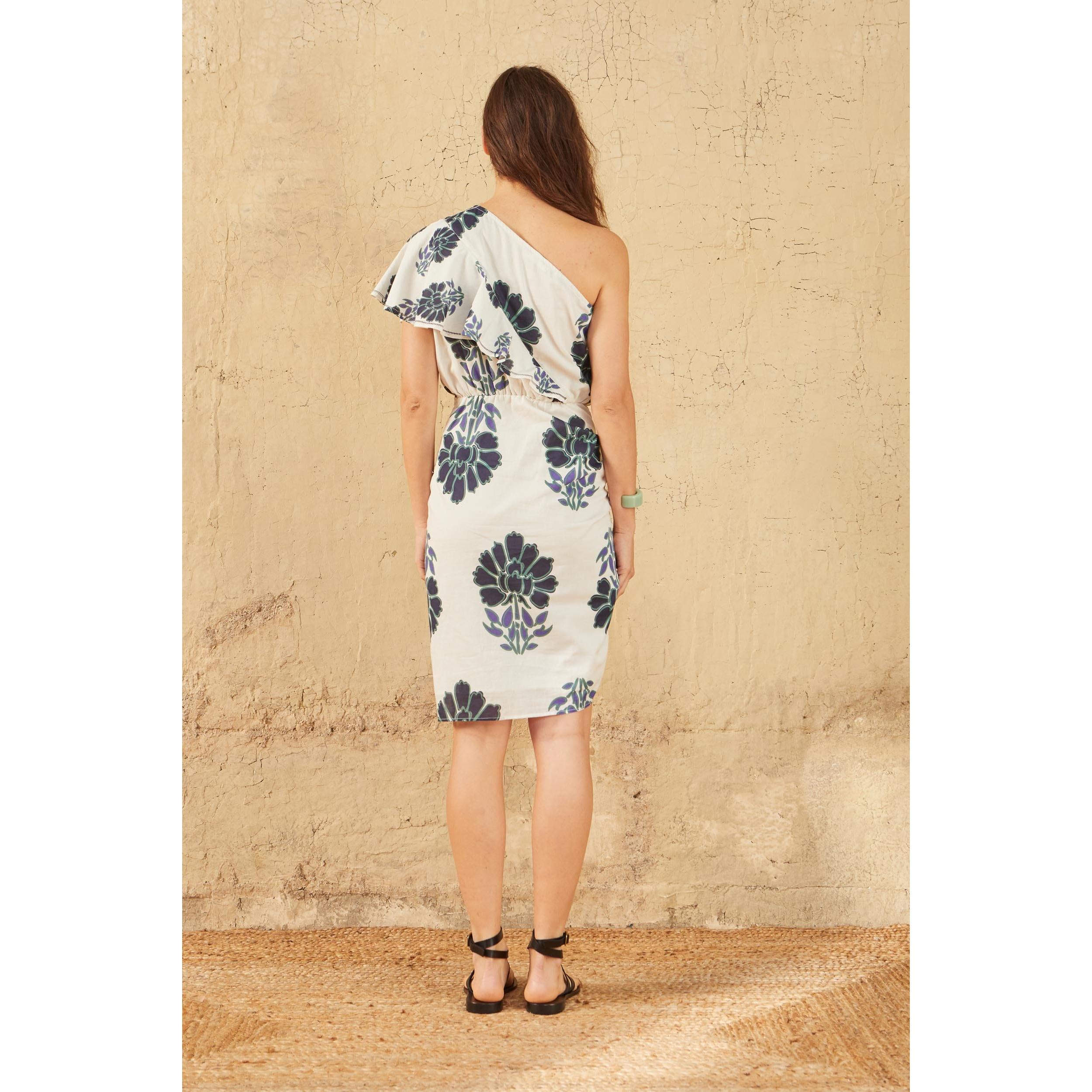 Robe Galiene Imprime Indian Flowers - Redclay