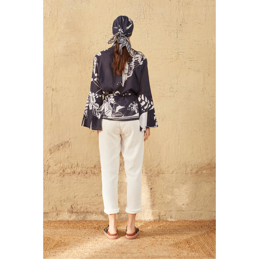 Blouse Anae Imprime Palladio - Aspen Green