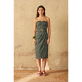 Top Paule Imprime Shibori - Green
