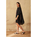 Robe Mi-Longue Heddie Brodee - Black