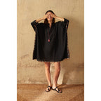 Robe Mi-Longue Heddie Brodee - Black